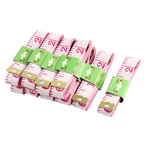 Aexit 10 Pcs Tools & Home Improvement Body Measuring Sewing Cloth Tailor Tape Soft Flat Ruler 60 Tape Measures Cun 150cm