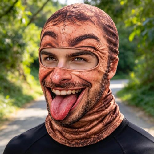 Funny Ski Mask 3D Printed Balaclava Mask for Men Women Winter Face Cover - image 4