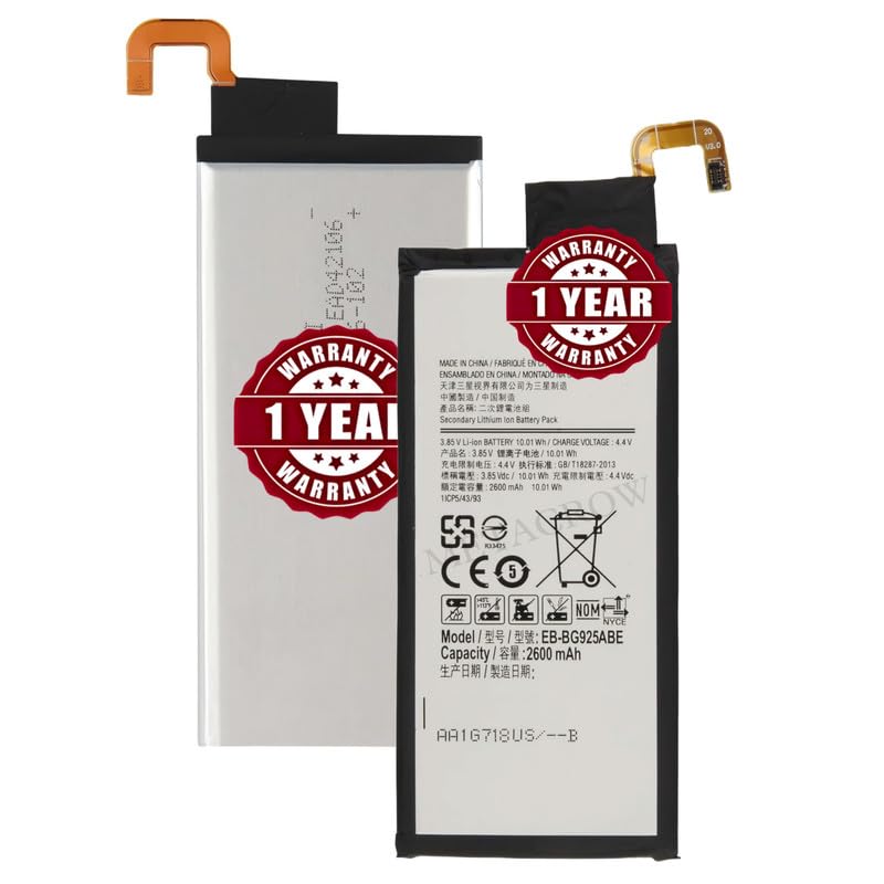 Image of Original EB-BG925ABE Battery Compatible with Samsung Galaxy S6 Edge - (2600mAh) - 1 Year Warranty CD4