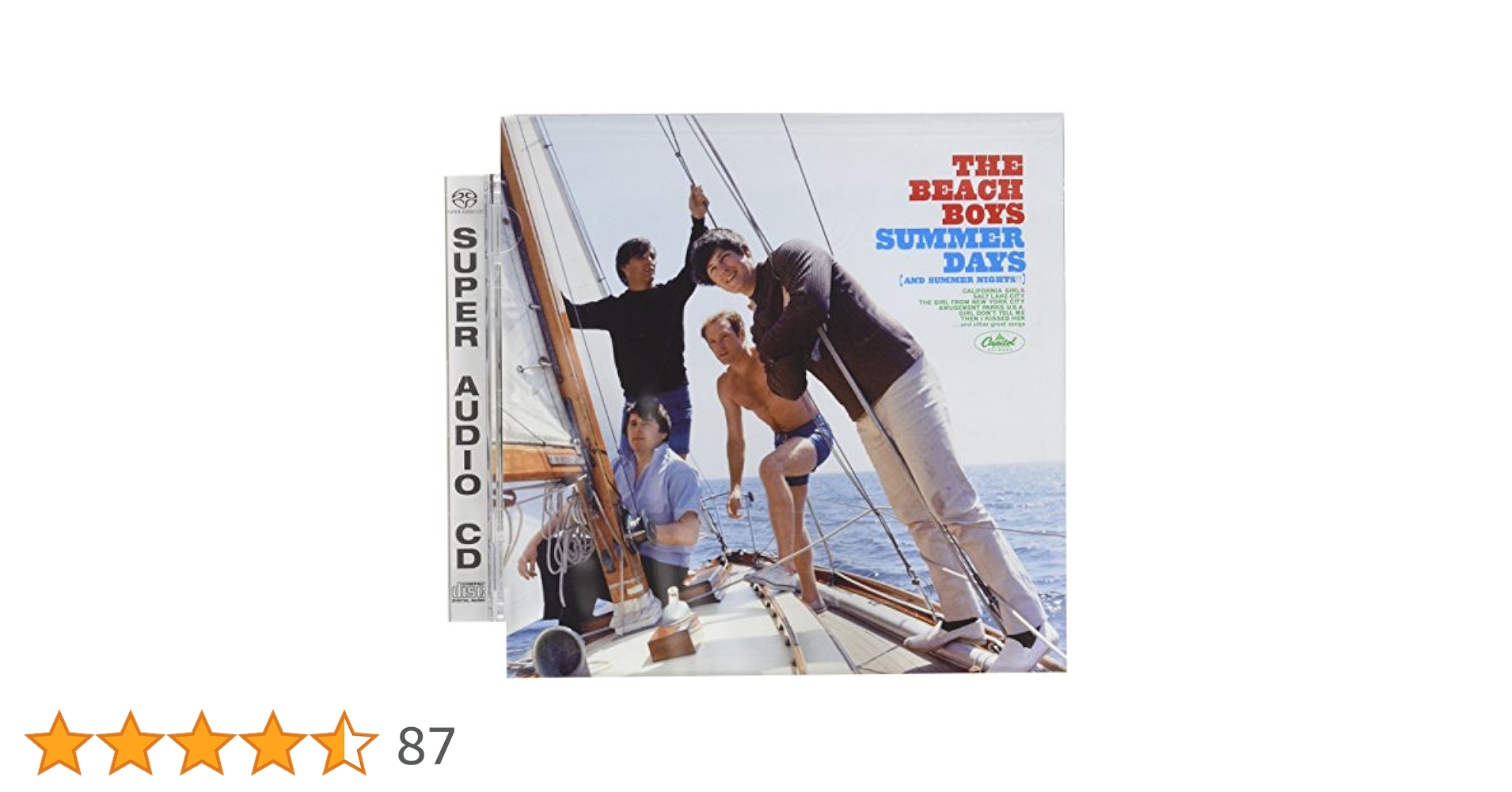 180g重量 限定盤 ビーチボーイズ TODAY! SUMMER DAYS BEACH BOYS (ビーチ・ボーイズ) (LP 180G重量盤) タイトル名