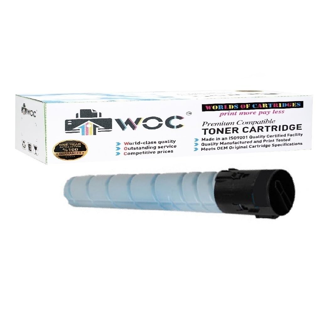 WOC Compatible Toner Cartridge Replacement for Konica Minolta TN321C / A33K 430 (Cyan) for Use in bizhub C224 / C284 / C364