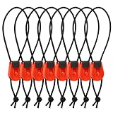 SAMSFX Fishing Quick Rod Ties Leash for Pole Holders Organizer Bunngee Cord Straps