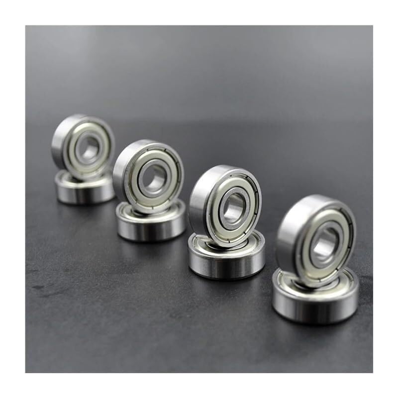 10 Stück Kugellager 608ZZ 623ZZ 626ZZ 687ZZ 688ZZ Rillenminiaturlager for Skateboard-Roller 3D-Druckerlager (624ZZ 4 x 13 x 5 mm) - Dichtungssatz-Sortiment(608ZZ 8x22x7mm)
