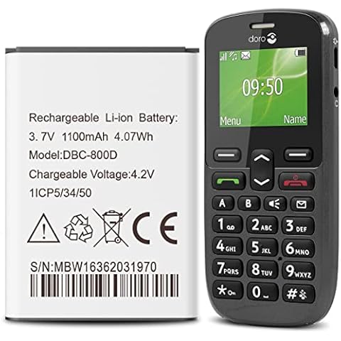 DBC-800D Replacement Battery for Doro Phones Cover