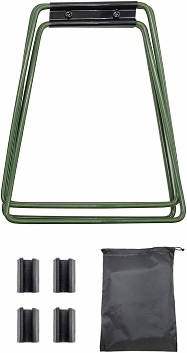 Coolers Stand with Carry Bag Metal Luggage Rack Camping Foldable Metal Stand for Camping Hiking Cooking Picnics Outdoor Picnics Accessories