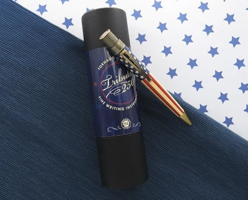 Retro 1951 Tornado Drapeau Vintage Metalsmith stylo roller rechargeable collection - 5