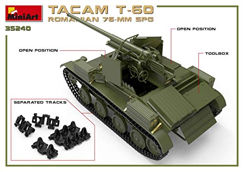 Maquette Tacam T-60 Mini Art 35240 kit de construction plastique 1:35 à assembler - 7