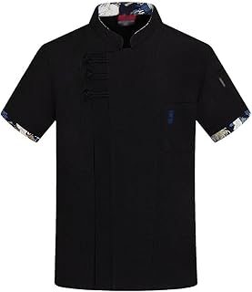 HMLOPX Chef Jacket Chef Works Personalized Chef Jacket for Men Chef Clothes Unisex Classic Chef Coat Breathable Mesh (Color : Black, Size : 3X-Large)