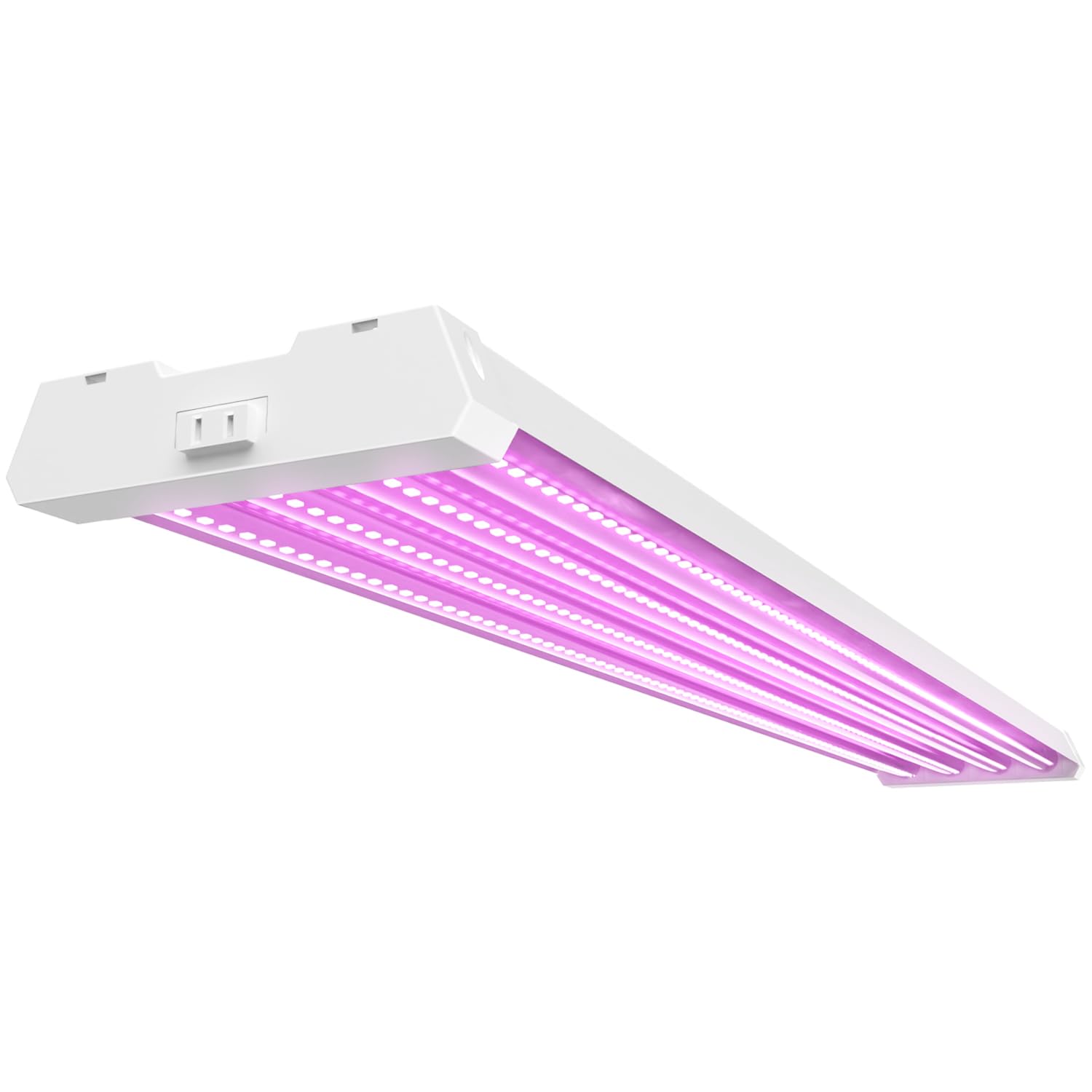 Sunco Lighting 4FT LED Grow Lights Full Spectrum 80W Integrated Suspended Fixture, Plug in Linkable, Indoor Greenhouse Plant Seedling Grow Lamp Super Bright