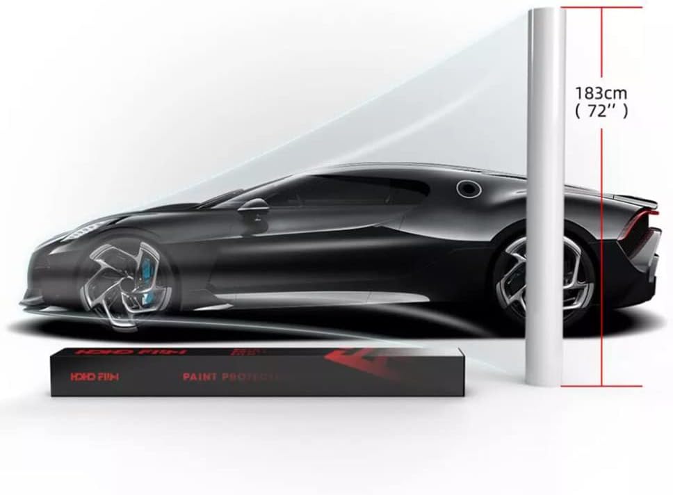 HOHOFILM Widest 72inch Paint Protection Film Anti Yellowing Anti Scratch Auto Body Wrap Self Healing TPU PPF Films 72" x49ft