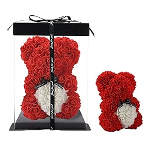 UYKJKWRT Rosenbär Teddybär Geschenk für Mama