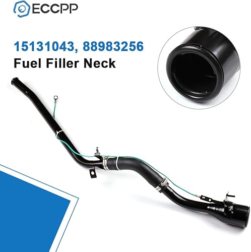 Miniatura 2 de ECCPP Tubo de cuello de llenado de tanque de combustible 15131043 88983256 Tubo de tanque de combustible apto para 2002-2004 para Chevrolet