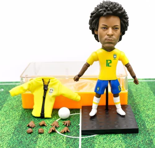 PEZAL Muñecas de fútbol, muñecos de mini jugador, modelos estrella de fútbol...
