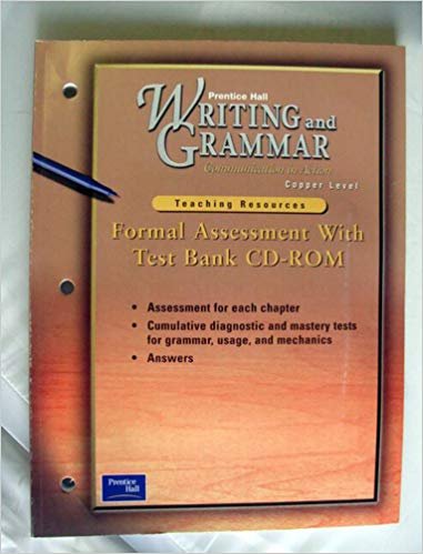 Writing and Grammar: Communication in Action Copper Level Formal ...