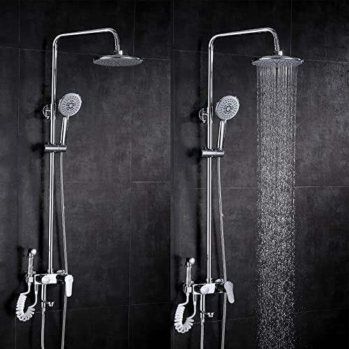Fini le calcaire avec ce système de douche chrome à buses souples - 4