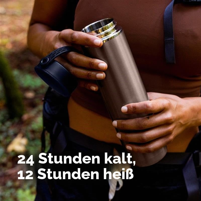 Hydro Flask - Leichte Trinkflasche 710 ml (24 oz) Trail Series - Vakuumisolierte, Wiederverwendbare Trinkflasche aus Edelstahl mit… – Ansicht 3