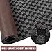 Runner Rug 2 ft x 8 ft Carpet Runners, Indoor/Outdoor Hallway Kitchen Entryway Bedroom Area Rugs with Non-Slip Rubber Backing, Garage mat, Checkered Black, Custom