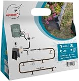 Jardibric – Kit de riego por goteo solar 15 m – Bomba programable – Independiente sin electricidad - 5