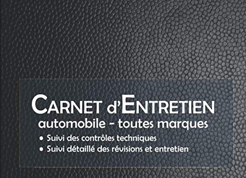 Amazon.in: Buy Carnet d'entretien Automobile: Carnet de bord voiture