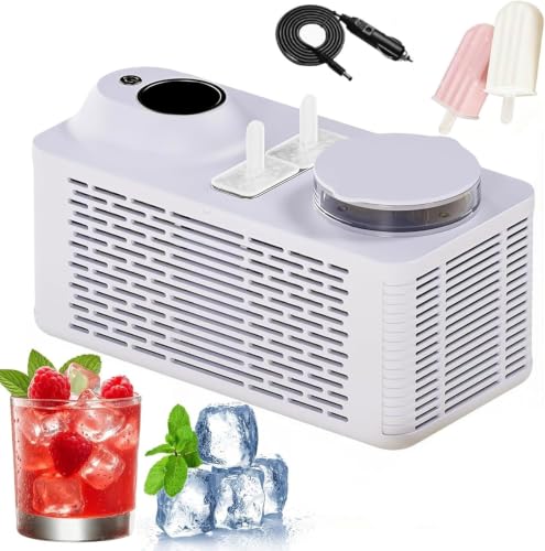 Máquina portátil de escritorio para hacer helados frescos en la oficina