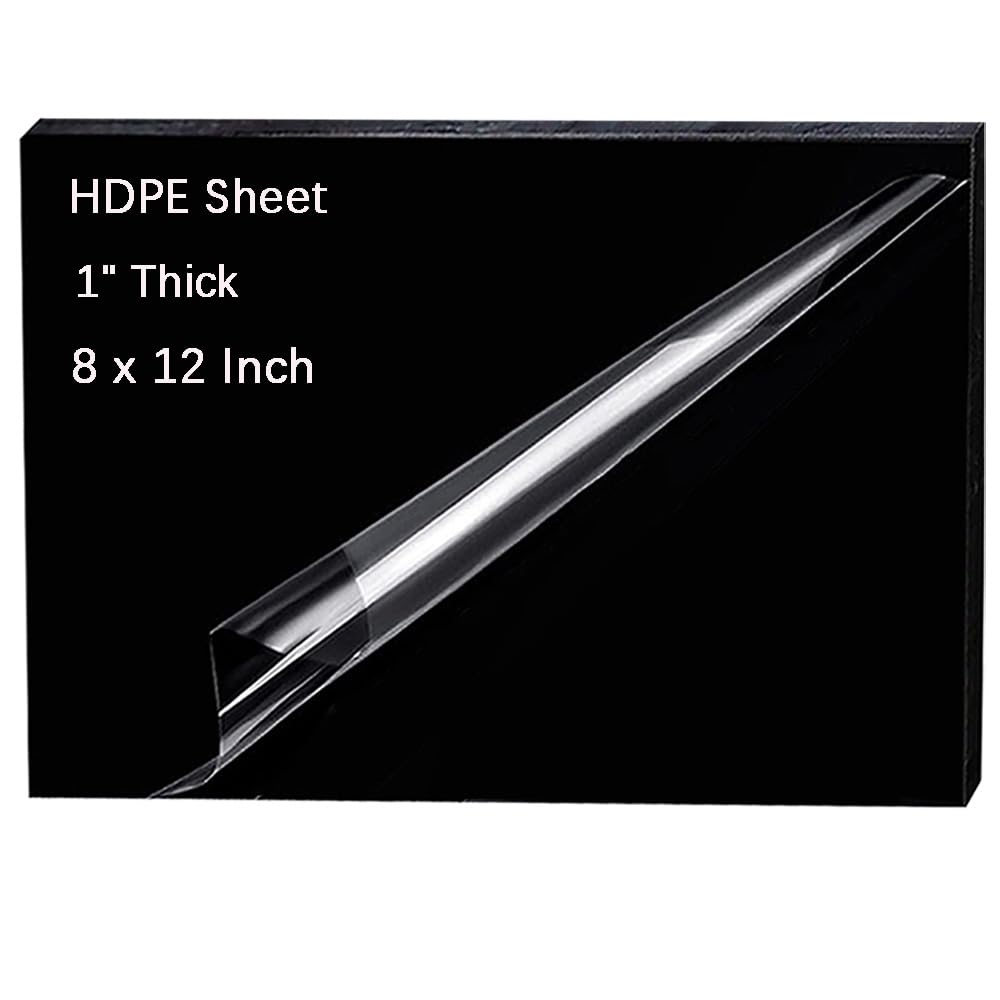 HDPE Plastic Sheet - 1/2" Thick, Black - DIY Projects -10 HDPE Plastic Sheet - 1/2" Thick, Black - DIY Projects -10