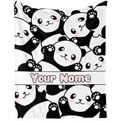 Panda Blanket 3 Custom Name
