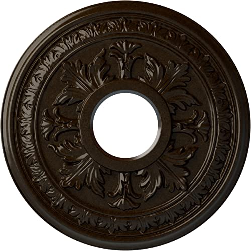 Ekena Millwork CM15BABZS Baltimore Ceiling Medallion, Bronze