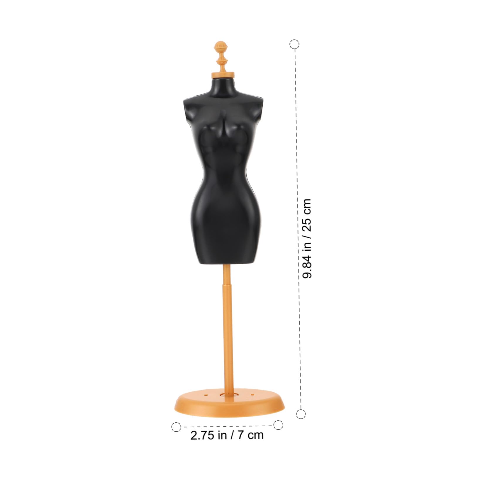 SUPVOX 5 szt. Plastikowy Manekin do Ekspozycji Ubranek dla Lalek