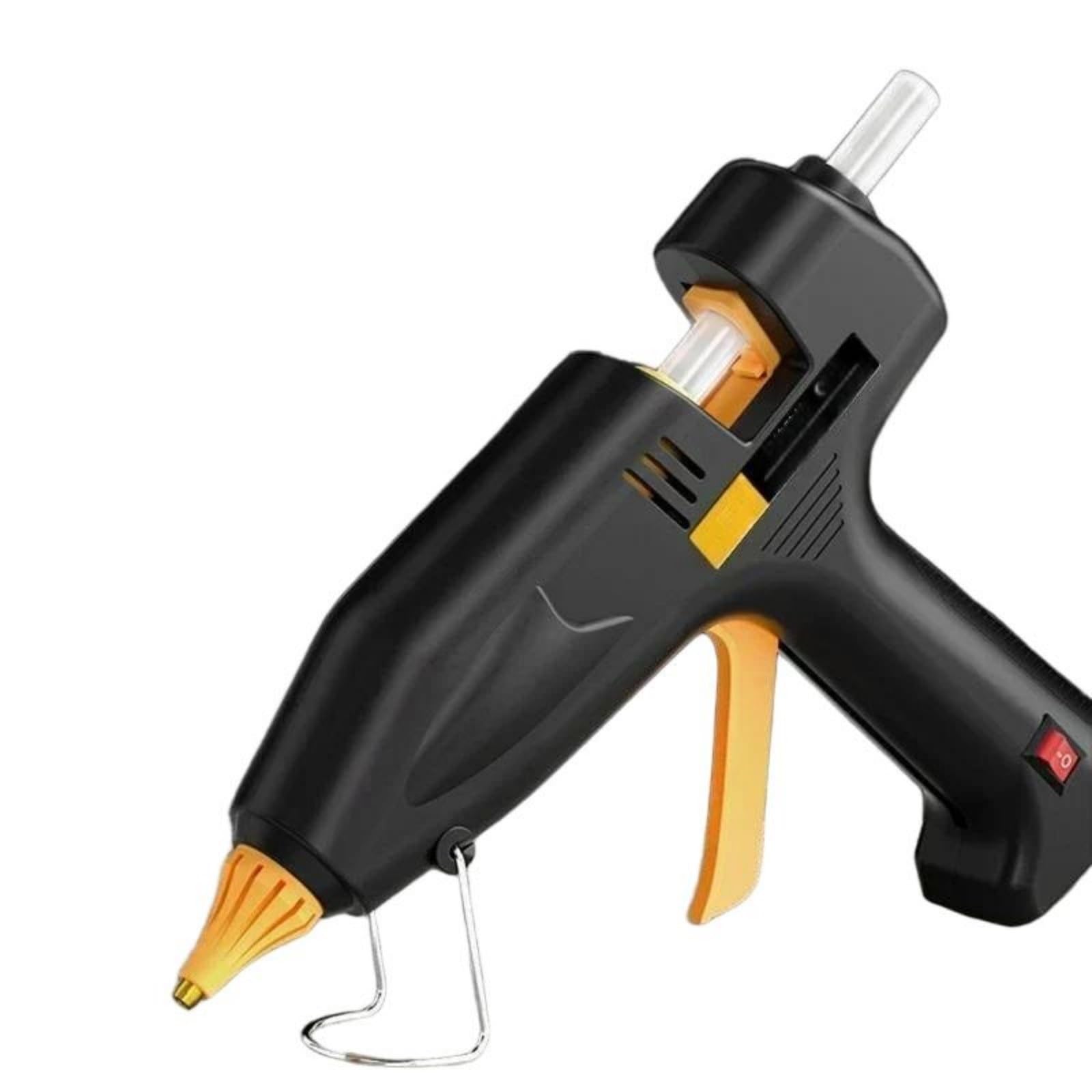 pistola colla caldo, Pistola for colla a caldo in silicone da 150 W, ugello in rame, riscaldamento rapido, fai da te, artigianato e strumenti di riparazione fatti a mano