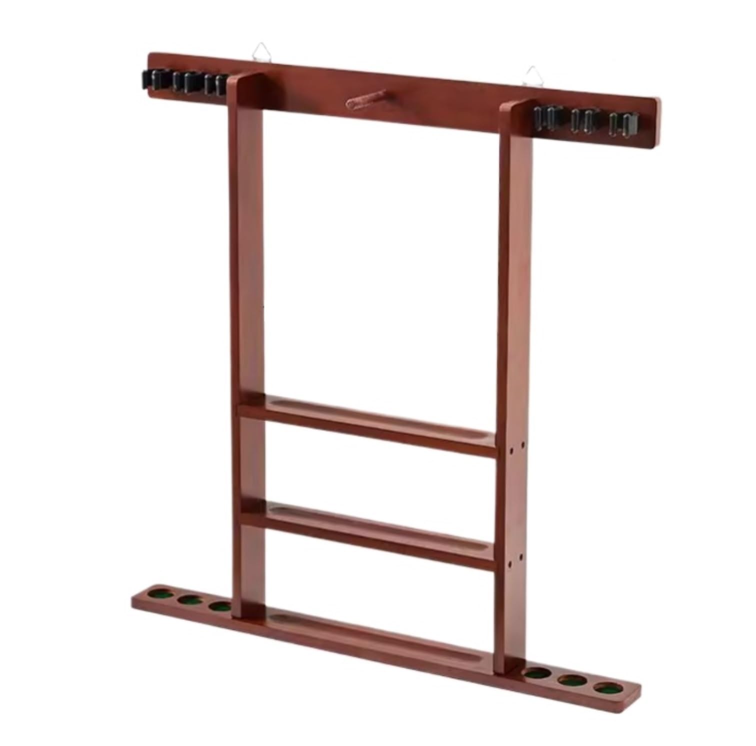 MHbdfsxz Golf Club Organizer For Indoor Outdoor 6 Club Golf Wall Display Rack Mount Bracket Organizers Stand Golf Course Accessories(Bruin)