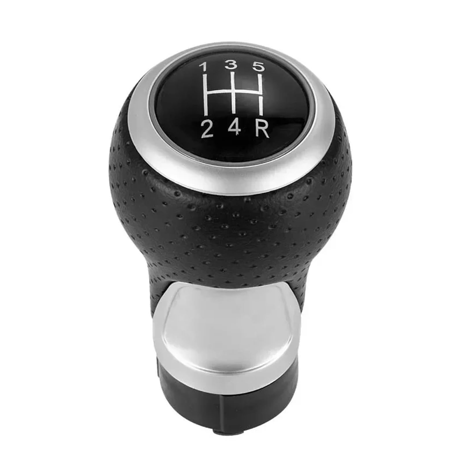 Caidis Silver 5Speed-13524R Car Gear Shift Knob For A4 B6 B7 B8 For A6 S4 8K For A5 8T For Q5 8R 12Mm 5/6 Speed Gear Shift Knob Lever Stick Gear Lever Knob(Silver 5Speed-13524R)