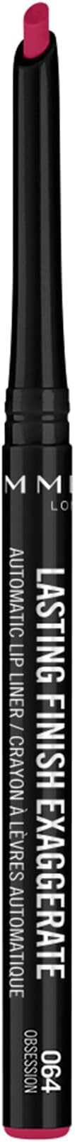 Lasting Finish Exaggerate Automatic Lip Liner - Rich, Smooth Formula, Long Lasting - 64 Obsession, .01oz