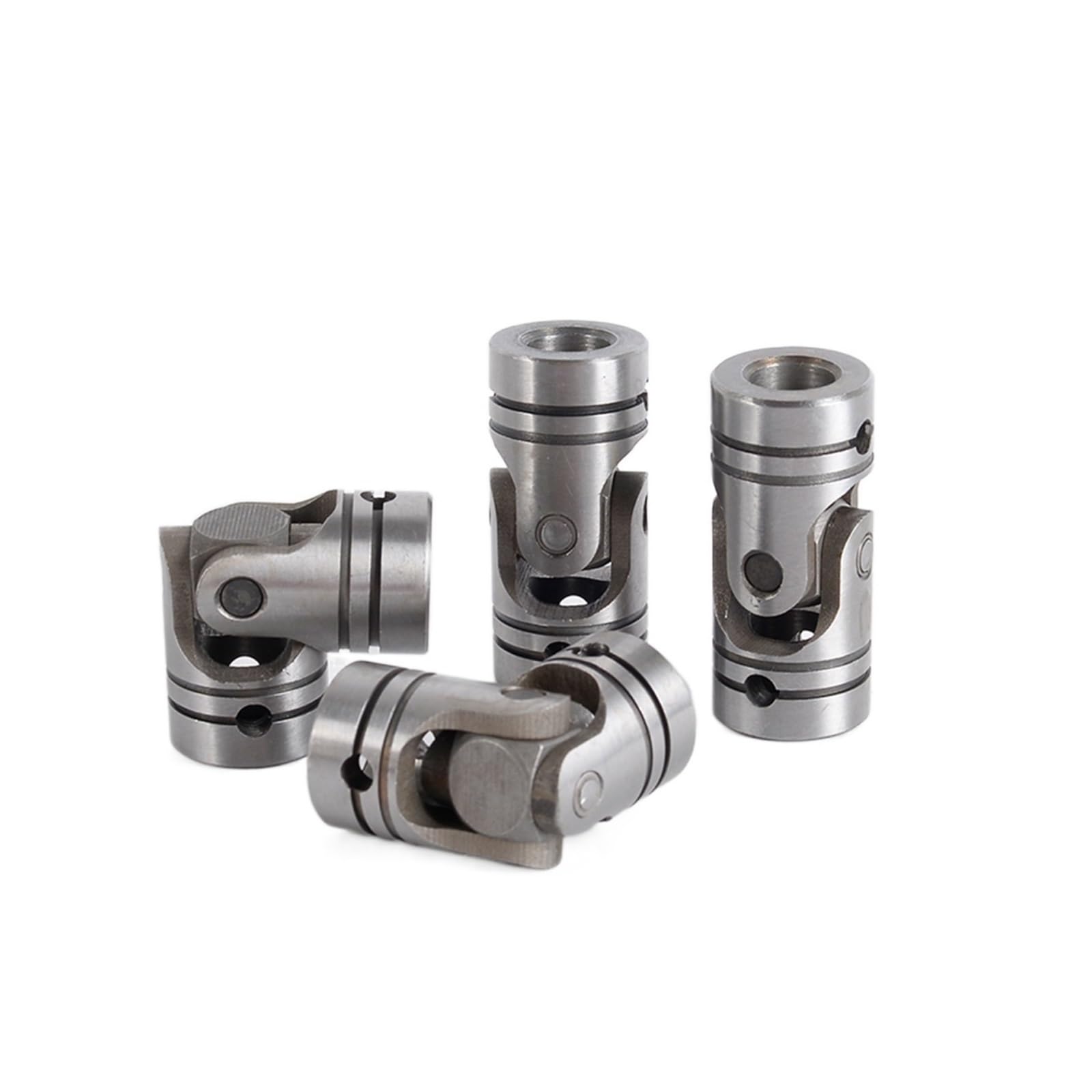 1 PCS 4mm-22mm Loch Zwei-abschnitt Kreuzgelenk Kupplung Welle Motor Stecker Kreuz Koppler Buchse mit Pin Clip Frühling(8x16x36mm)
