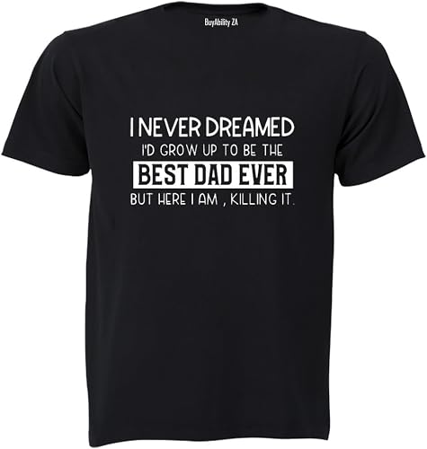 Unisex Grow Up To Be The Best Dad - Adults - T-Shirt