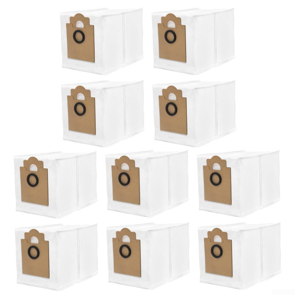 Dust Bags Compatible With For Lefant M2 Pro M2S Pro Robot Vacuum Cleaner Base Station, Large Capacity 3 5L, Advanced Filtration System, Long Lasting Durability(10 PACK)