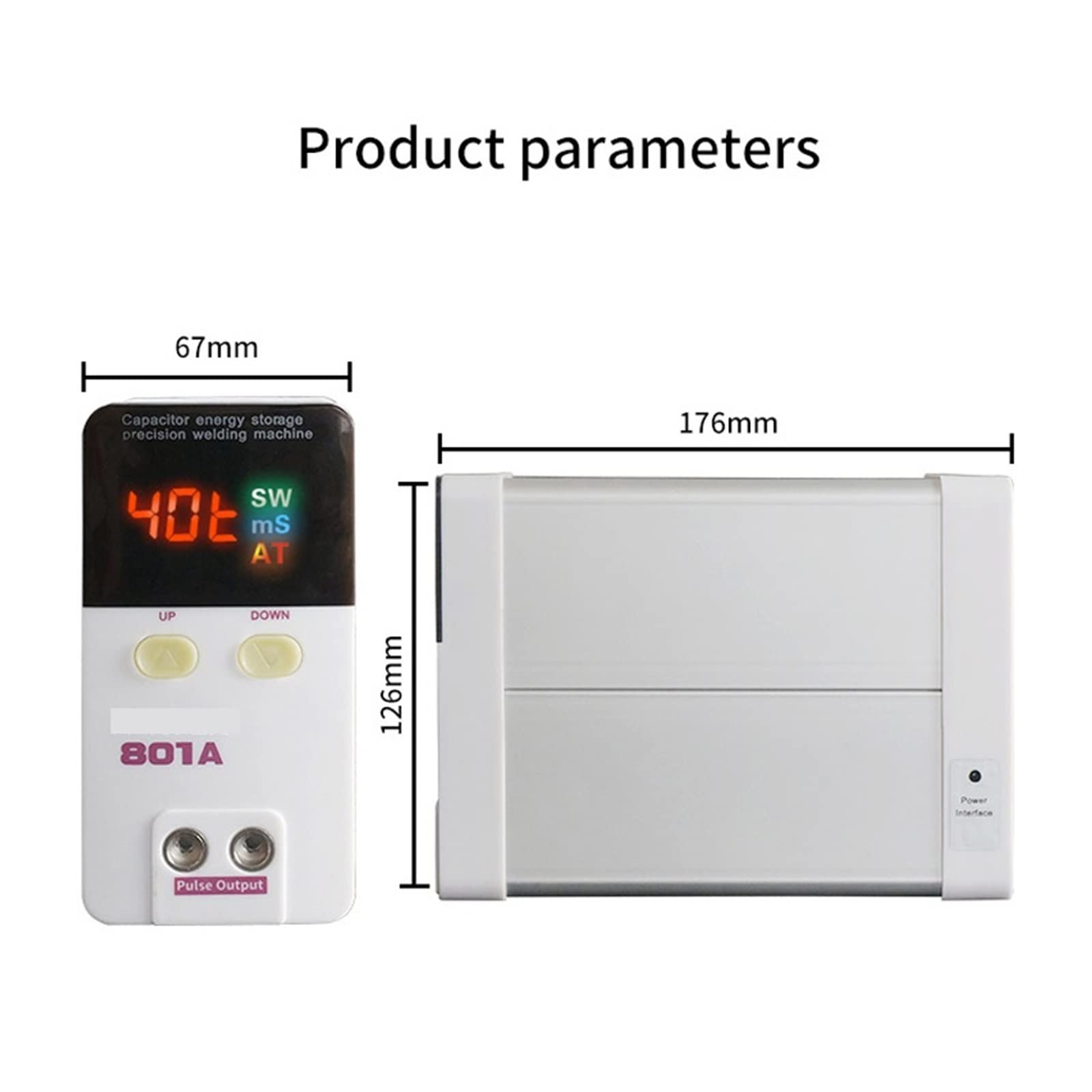 Soudeur par Points, 11.6KW condensateur de stockage d'énergie Machines soudage par points charge précision impulsion soudeuse Portable bricolage Batteries Lithium