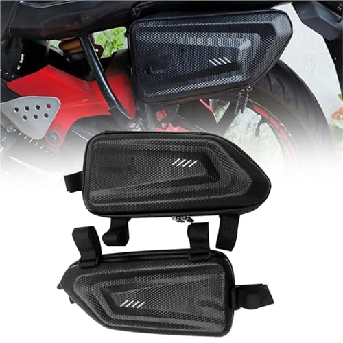 YFYFY per Ducati Diavel V4 2022 2023 Borsa Laterale Modificata per Moto, Borsa Laterale Triangolare Impermeabile, Borsa Rigida