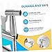 HYTROVE 1set Stainless Steel Handheld Bidet Sprayer High-pressure Toilet Cleaning Tool for Bathroom Material Wall Mount and Hook Efficient Bathroom
