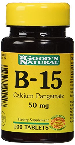 Good N Natural - B-15 - Calcium Pangamate 50 mg - 100 Tablet Good N Natural - B-15 - Calcium Pangamate 50 mg - 100 Tablet