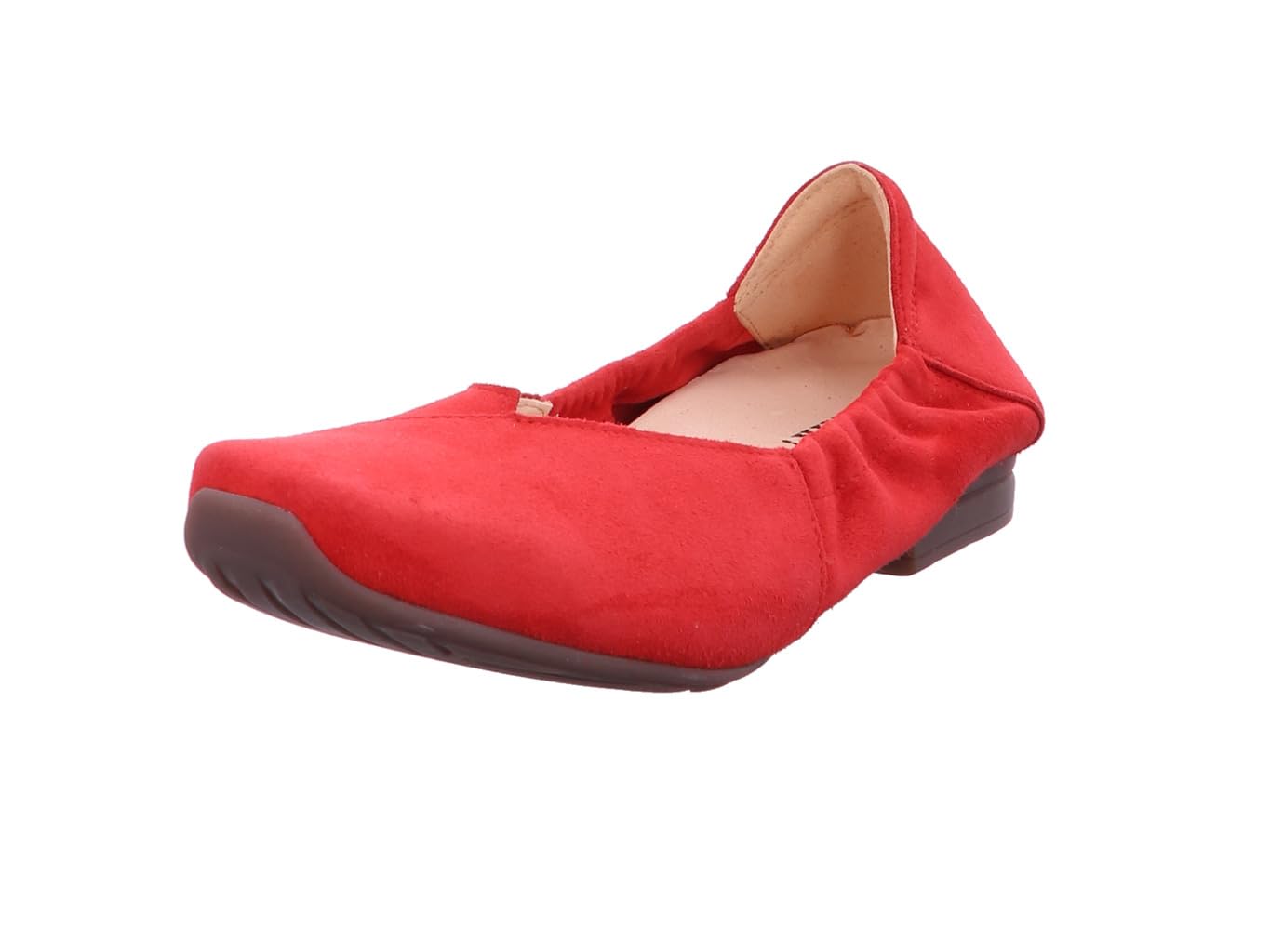 Think! Women's Gaudi Sustainable Interchangeable Footbed Ballet Flats, 5000 Fire, 7-7.5 UK