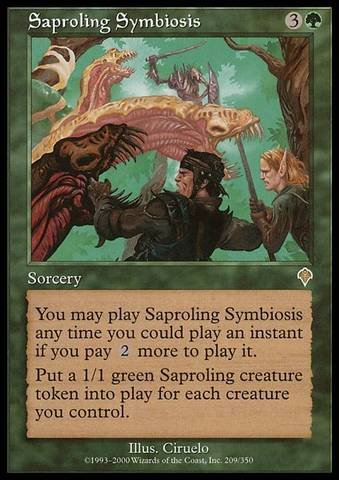 Magic The Gathering - Saproling Symbiosis - Invasion