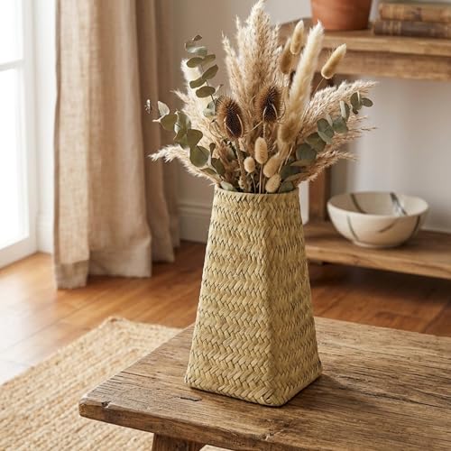 Vase en osier pour composition florale et centre de table - 5