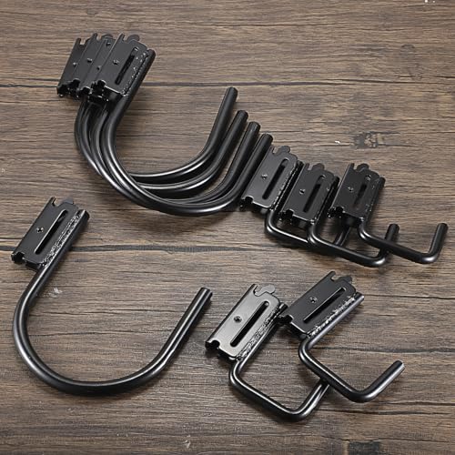 OwnMy 10PCS E Track Hooks J Hooks 2" and 4" Heavy Duty Steel X Track Hook for Hanging, Wall Mount E-Track Accessories for Enclosed Trailers Hook for Semi-Truck Cargo Van by OwnMy - Image 4