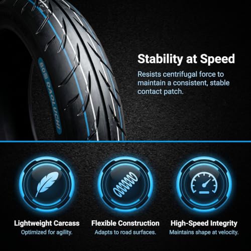 NiuJKun 70/90-14 Tubeless Scooter Tire