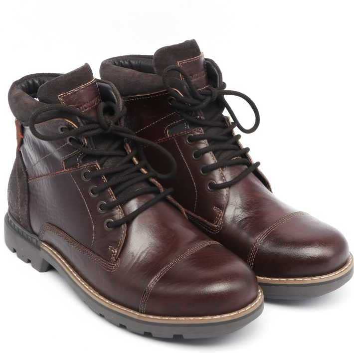 Image of MONDAIN Boots for Men | Leather | Comfortable Stylish | Premium Look | Durable Everyday Footwear | Casual & Formal Wear | Office, Daily Use & Outings | Modern Design | Comfort Focused Fit | Versatile