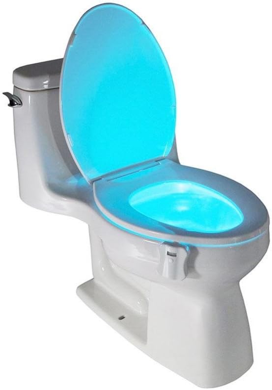 8 Colors Intelligent Closestool Induction Sense LED Night Light Motion Activated Toilet Night Lamp