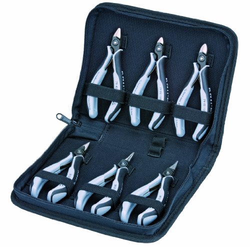 KNIPEX Tools - 6 Piece ESD Tool Set in Zipper Pouch (002016PESD)