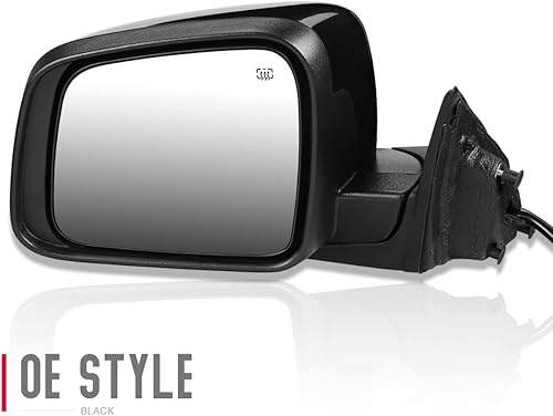 Miniatura 3 de DNA Motoring OEM-MR-CH1320395 - Espejo retrovisor con calefacción, plegable, con memoria, compatible con Grand Cherokee 2011-2013