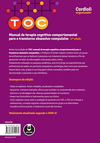 Toc: manual de terapia cognitivo-comportamental para o transtorno obsessivo-compulsivo Toc: manual de terapia cognitivo-comportamental para o transtorno obsessivo-compulsivo - Imagem 2