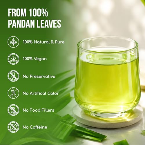 Image of FreshDrinkUS, Premium 2oz Natural Pandan Leaves Dried, 100% Pure Dried Pandan Leaves, Pandan Leaf Tea, No Additives, No Caffeine, Vegan (2 oz Dried Leaves)